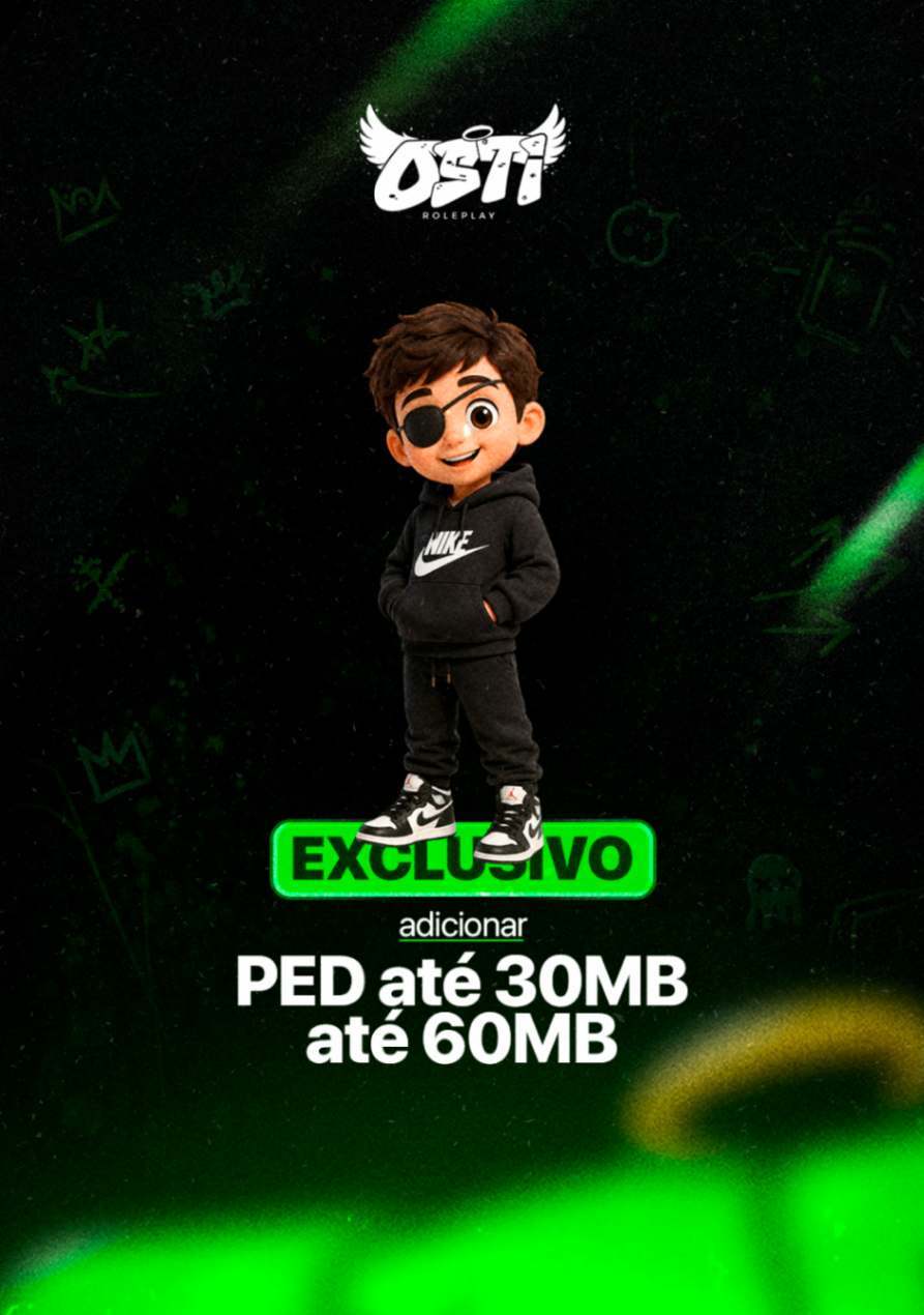 Adicionar Ped [30 a 60MB]